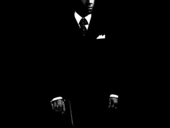 The Gentleman In Black Wallpaper With A Gun 3d