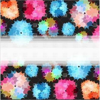 Abstract Background With Colorful Paint Outbursts And Flashes