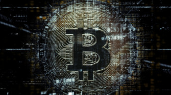 Wallpaper Bitcoin Cryptocurrency Currency Dual