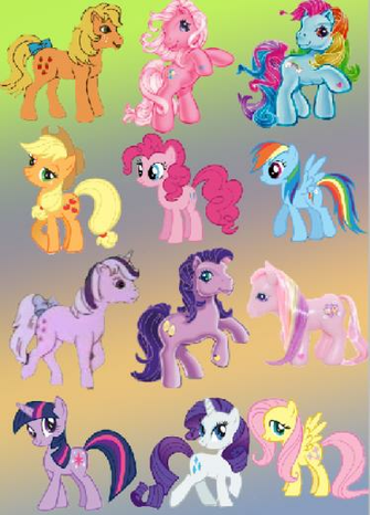 Old And The New Of My Little Pony By Le Secret Ninga