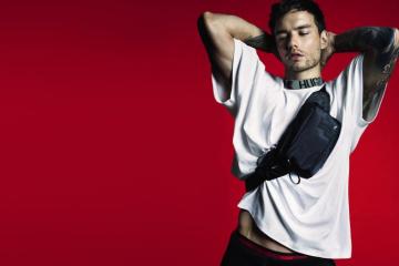 Liam Payne X Hugo Campaign Imagery White T Shirt