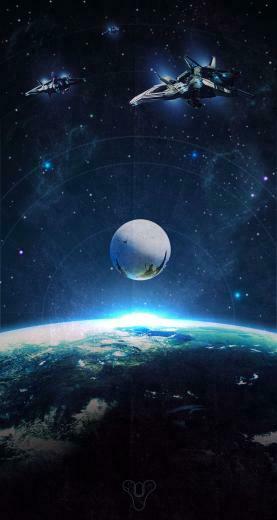 Destiny Awaits Fan Made Jumpship Poster I