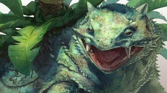Pokemon Venusaur Horny Toad Wallpaper