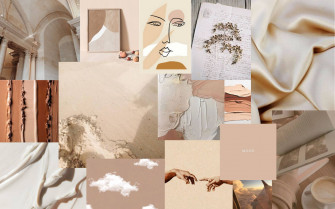 Beige Aesthetic Desktop Wallpaper