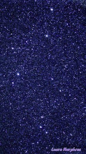 Sparkely Blue Girly Wallpaper Top