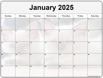 Collection Of January Photo Calendars With Image Filters Wallpaper