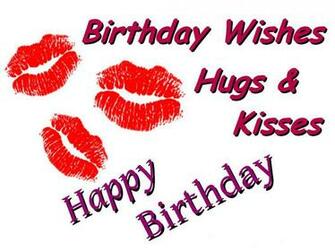 Happy BirtHDay Kiss My Love Cards HD Wallpaper