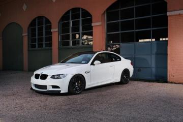 Bmw M3 E92 White Coupe Black Wheels