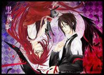 Go Back Gallery For Black Butler Wallpaper Grell And Sebastian