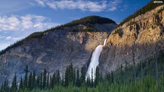 Mountain Waterfall Wallpaper