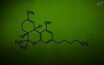 Thc Molecule Wallpaper
