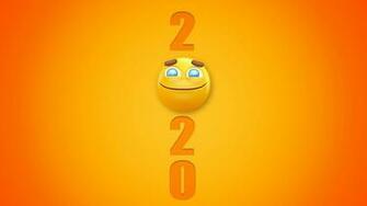 Happy New Year Smiley 4k Wallpaper Baltana