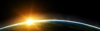Wallpaper Sunrise Earth Duel