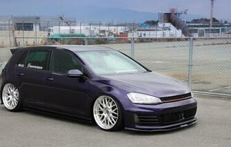 Wallpaper Volkswagen Wheels Golf Tuning Germany Low