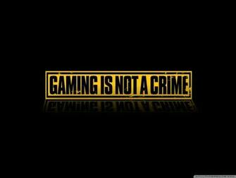Gaming Is Not A Crime 4k HD Desktop Wallpaper For Ultra