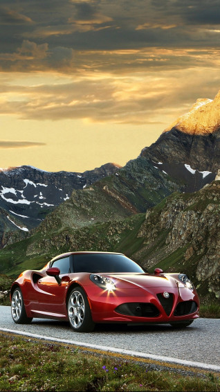 Alfa Romeo 4c Phone Wallpaper