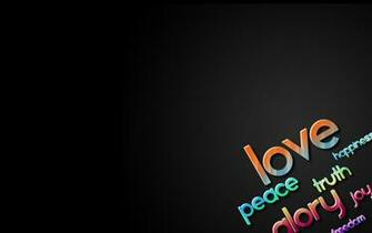 And Background Peace Love Wallpaper Signs