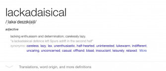 Lackadaisical Definition Wallpaper