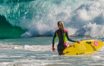 Wallpaper Girl Wave Board Surfing Image For Desktop Section