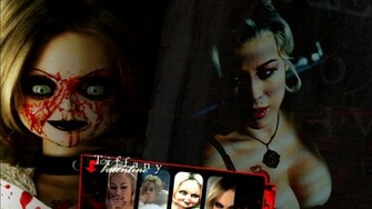 Bride Of Chucky Tiffany Wallpaper