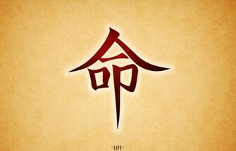 Life Symbol In Japanese Computer Wallpaper Desktop Background