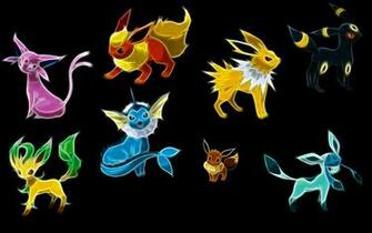 Pokemon Eevee Black Wallpaper Full HD