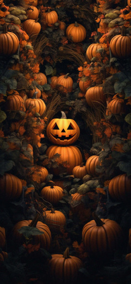 Autumn Pumpkin iPhone Wallpaper