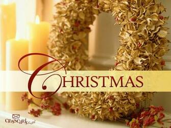 Christmas Wreath Desktop Wallpaper Seasons Background