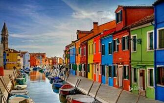 Burano In The Venetian Lagoon Italy Bing Wallpaper Sonu Rai