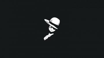 Desktop Wallpaper Anime Monkey D Luffy Dark Minimal HD Image