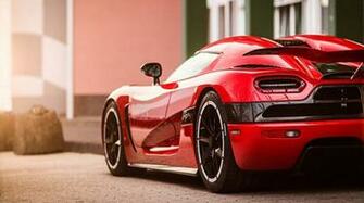 Koenigsegg Agera R Wallpaper HD Red