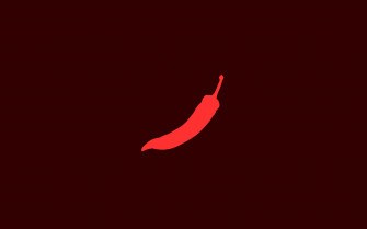 Minimalist Pepper Food Red Wallpaper