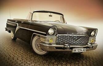 Wallpaper Retro Car Gaz Chaika Image For Desktop Section