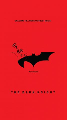 Batman The Dark Knight Why So Serious Funny Minimal