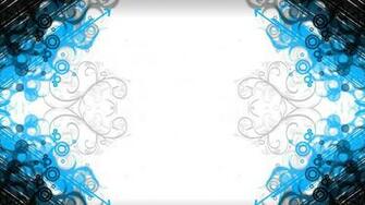 Abstract White Blue Wallpaper