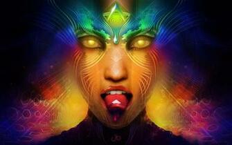 Acid Chick Wallpaper Here One