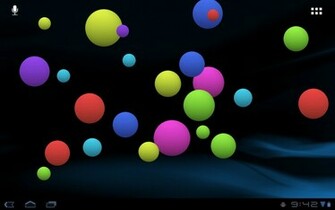 Colorful Bubble HD Is A Colored Live Wallpaper Whith Moving Bubbles