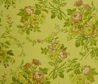 Waverly Rose Floral Wallpaper Bathroom Remodel