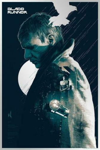 Blade Runner By Gabz Foil Variant Print Bng Nycc Mondo Artist