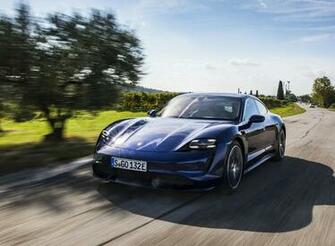 Porsche Taycan Turbo Wallpaper HD Image Newcarcars