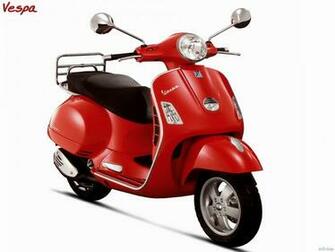 Pc Wallpaper Non Nude Vespa Scooter Red