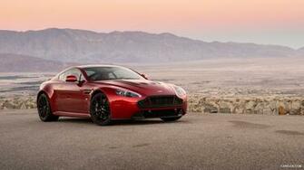 Aston Martin V12 Vantage S Volcano Red Front HD