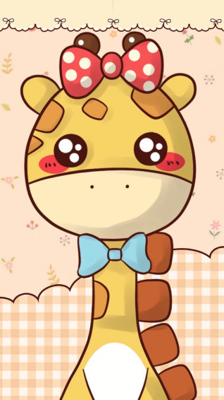 Cute Giraffe Wallpaper
