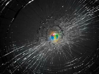 Wallpaper Box Windows Shattered Glass High Definition