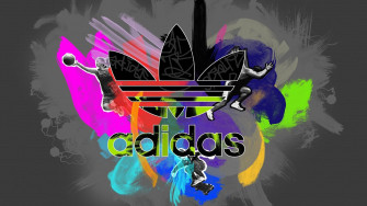 Colorful Adidas Logo Wallpaper