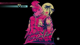 Hotline Miami Computer Wallpaper Desktop Background