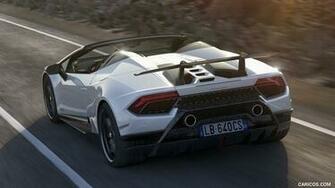 Lamborghini Hurac N Spyder Performante Rear HD Wallpaper