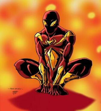 Iron Spider Wallpaper Color By