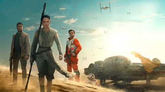Star Wars Episode Vii The Force Awakens HD Wallpaper Finn Rey And