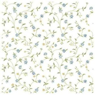York Sure Strip Blue Waverly Bellisima Vine Wallpaper Country